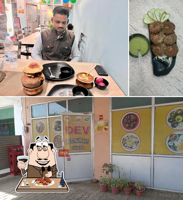 Order meat dishes at Dev Restaurant and Dhaba