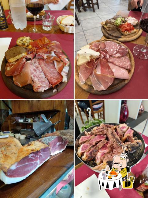 Platti al Osteria de Bengodi