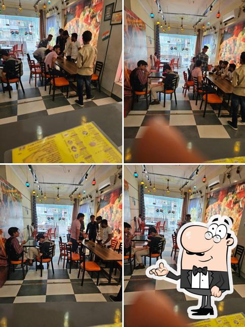 The interior of Pizza Town