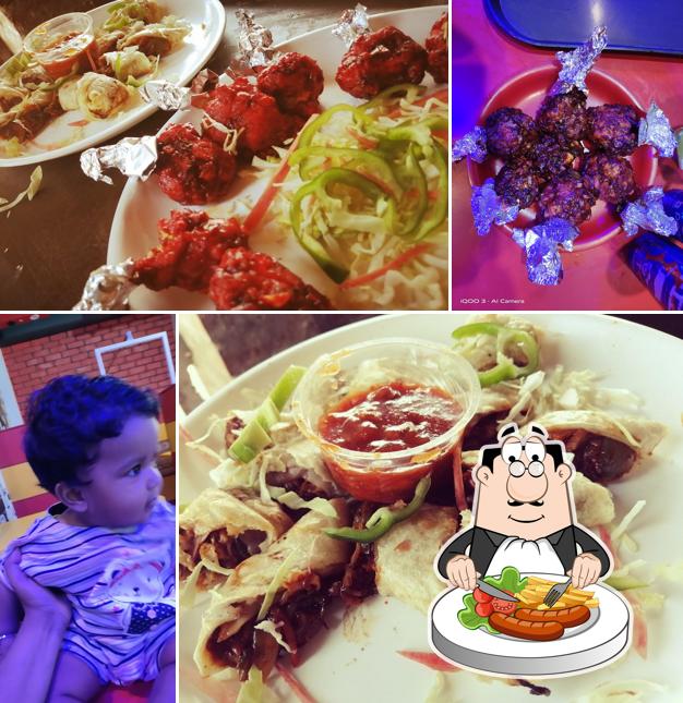 Food at Aarya's Cafe and family restaurant