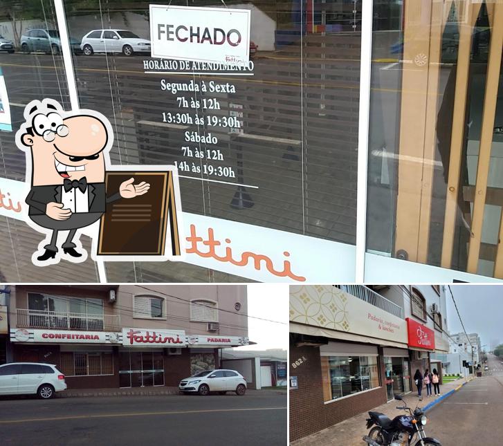 O exterior do Padaria e Confeitaria Fattini