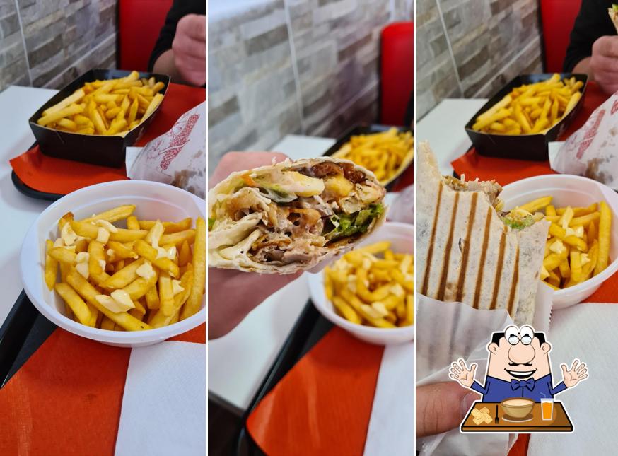 Panino con maiale stirato al M . A Piazza @ kebab
