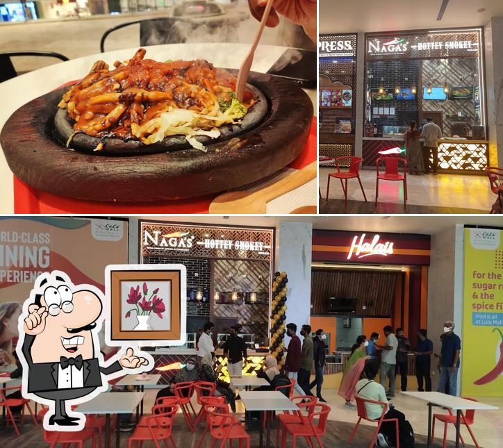 The interior of Nagas Hottey Smokey