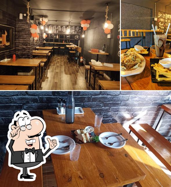 The interior of The D Cafe