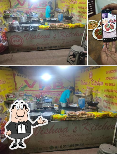 The interior of Vishwa'S Kitchen Bhubaneswar , VKB