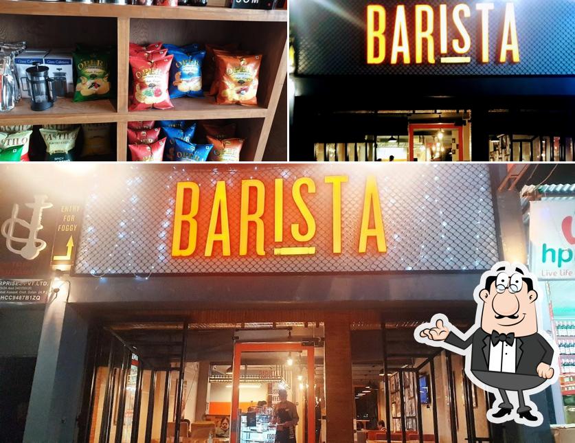 The interior of BARISTA DHARAMPUR