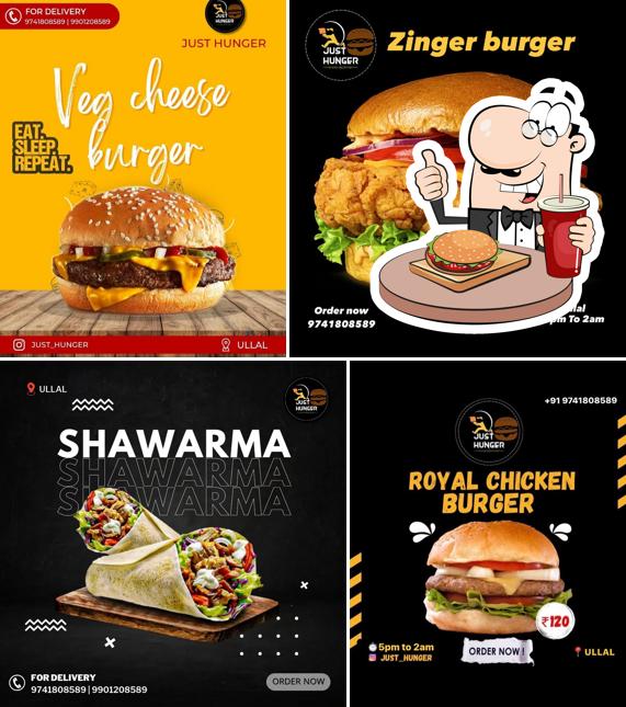 Hamburger at JUST HUNGER