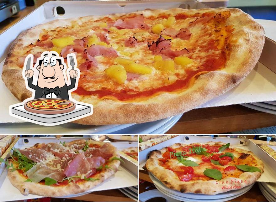 Choisissez de nombreux genres de pizzas