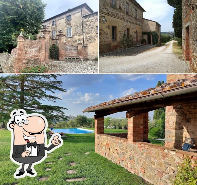Goditi la vista dagli esterni di Locanda dell'Amorosa
