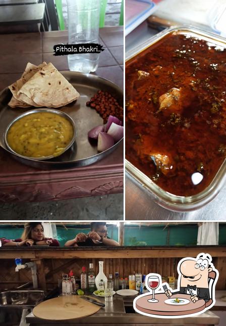 Miak Bar + Kitchen ( Maharashtrian Home Food) is distinguished by food and bar counter