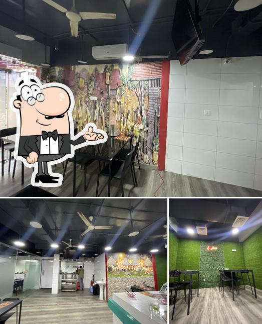 The interior of AROMA - A FINE DINE