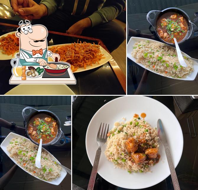 Fried rice at Chunky Monkey Kalimpong