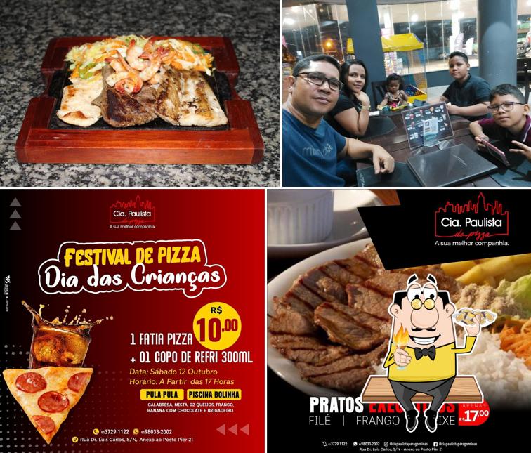 Experimente frutos do mar no Cia Paulista de Pizza