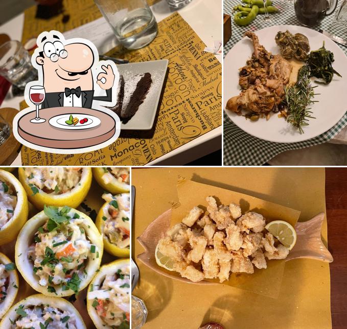 Cibo al Ristorante Osteria Colla Micheri