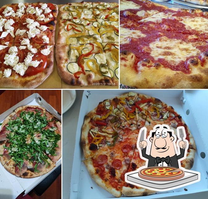 A Pizzeria Le Delizie del Forno, puoi ordinare una bella pizza