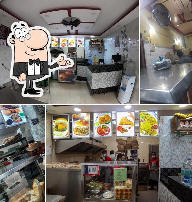Check out how Sri Ganesh Bombay Vada Pav Corner looks inside