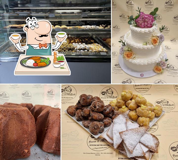 Platti al Pasticceria Bacio di Cioccolato