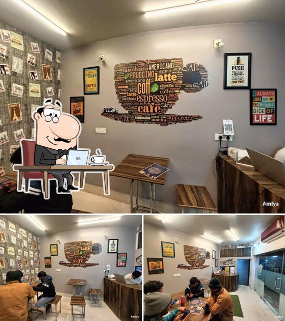 The interior of Hunger Hub
