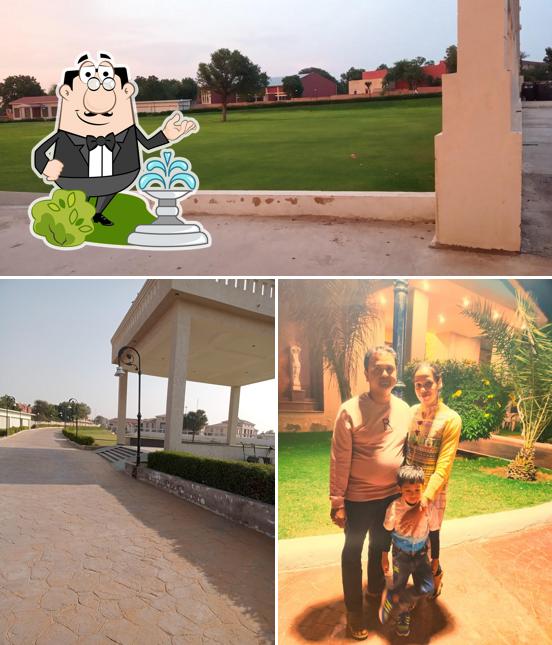 The exterior of Kuber Resort (Best Hotel & Restaurant/Marriage Palace In Sardarshahar)