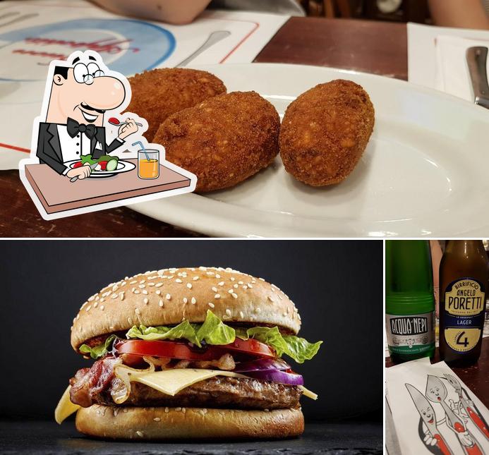La cibo e birra del ristorante