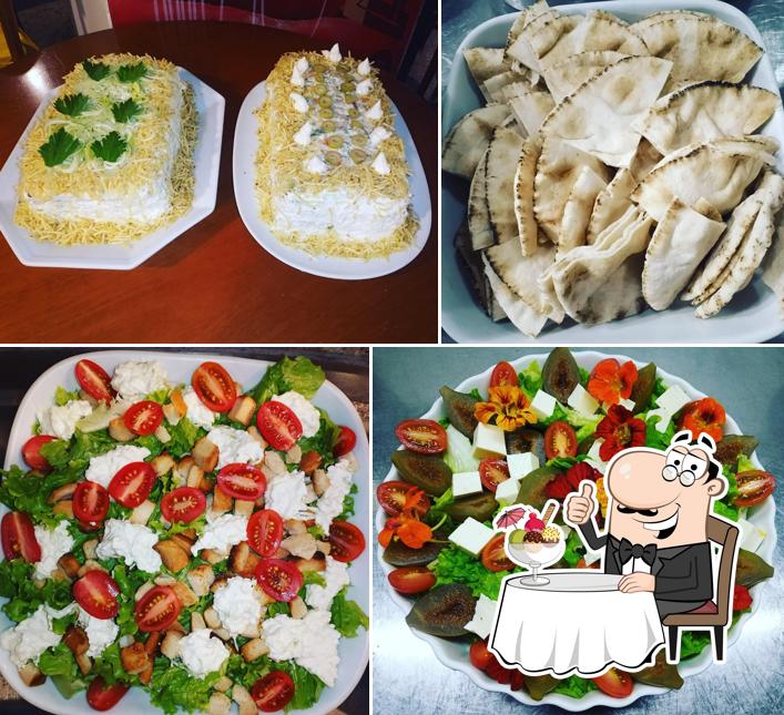 Peça uma das sobremesas