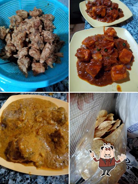 Food at Pappu Hotel and Family Restaurant