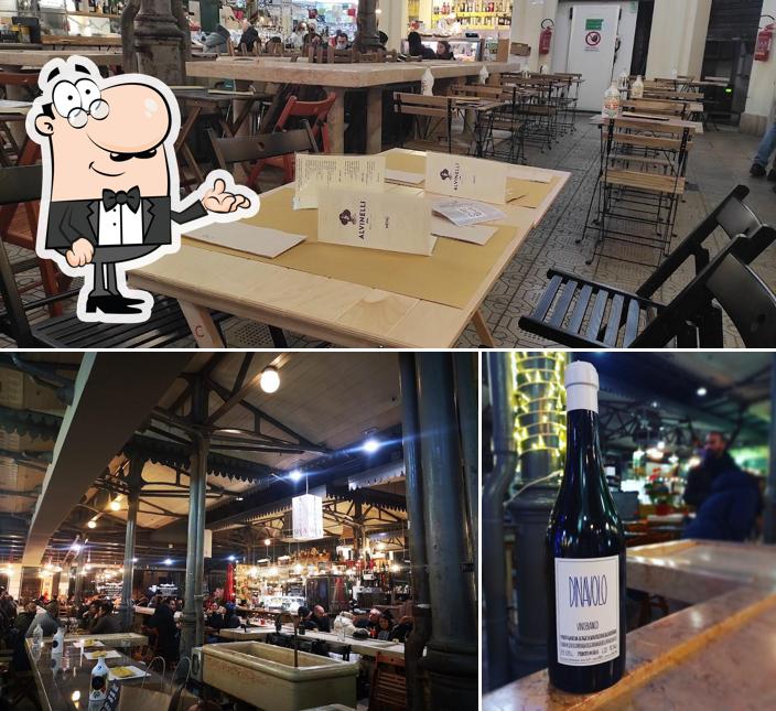 Gli interni di Al Vinelli Modena