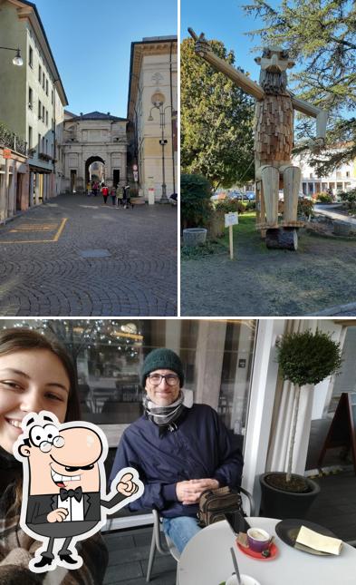 Questa è la foto che raffigura la esterno e tavolo da pranzo di Goppion Caffè