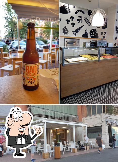 Gli interni di Alice Pizza