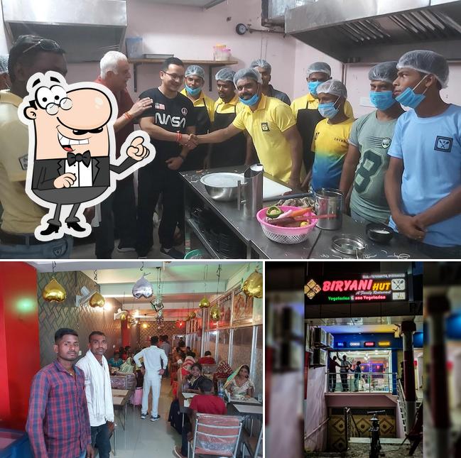 The interior of Biryani HUT