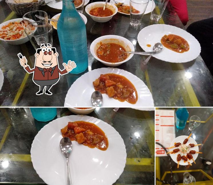 Food at Hubble Bubble "The Lounge"