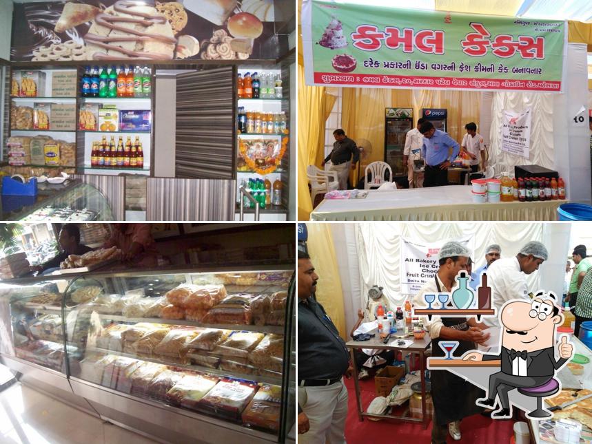 The interior of Kamal Cakes