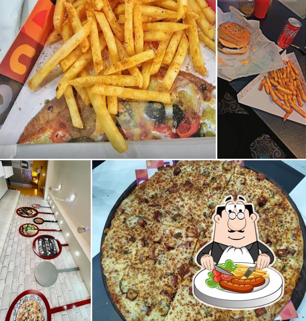 Cheese pizza at Made Yum Pizza