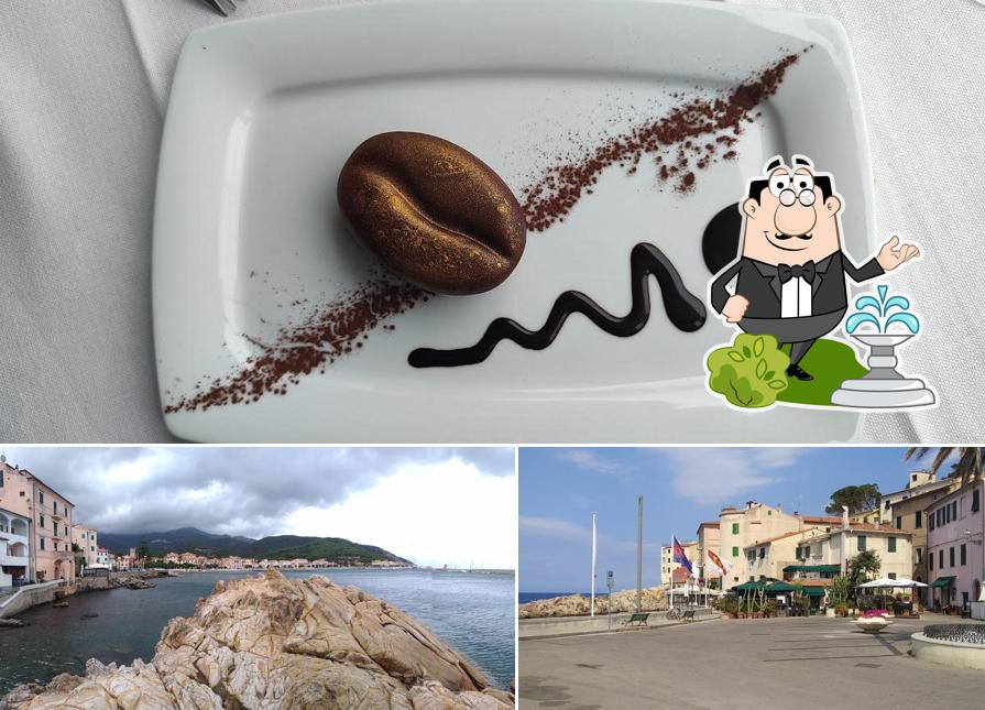 Questa è la immagine che raffigura la esterno e cibo di Ristorante Rendez Vous da Marcello