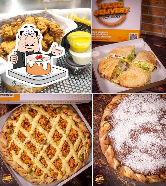 Look at the photo of Tocco Pizza Chicken - Santos Pizzaria Frango no Balde Beirute Porções