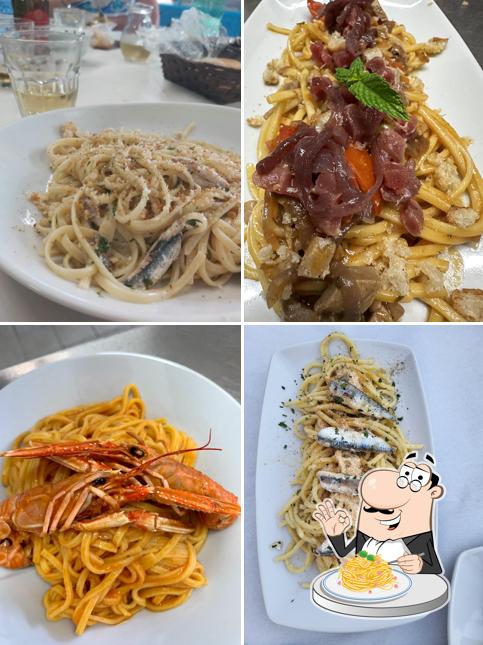 Spaghetti alla carbonara al la rosa dei venti campora san giovanni (ristorante-tavolacalda-bar-pizzeria)