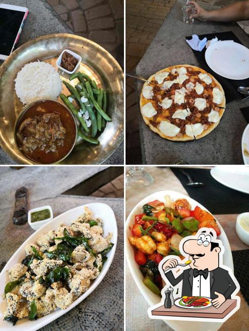 Food at The Farm Restaurant