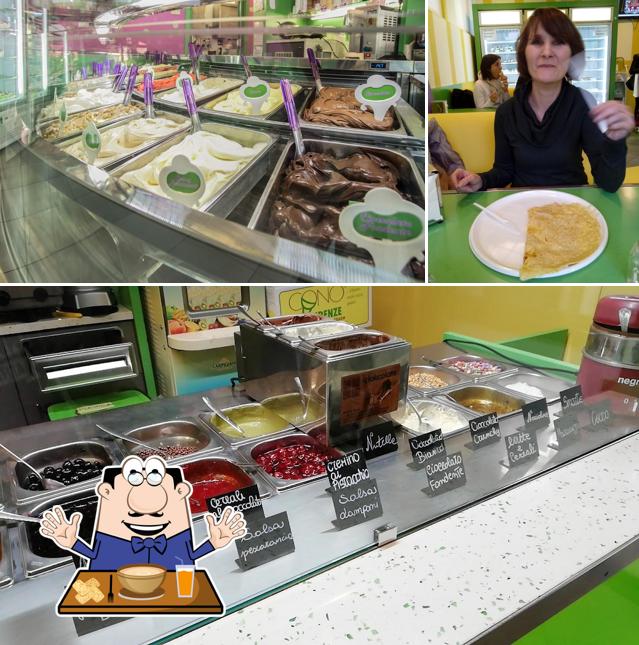 Tra le varie cose da Hula Hoop si possono trovare la cibo e tavolo da pranzo