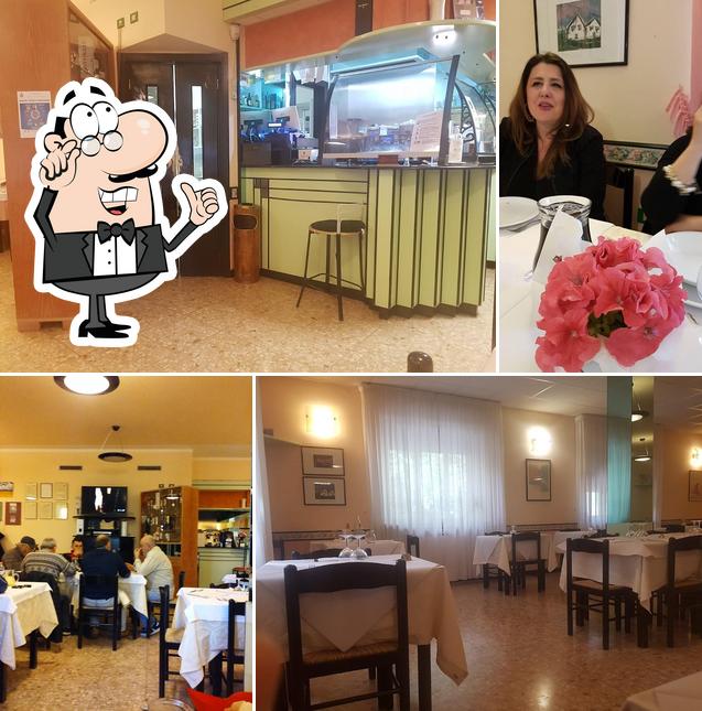 Gli interni di Da Luana