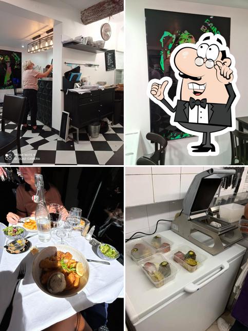 L'intérieur de Entre midi et deux