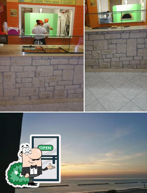 Dai un’occhiata alla foto che raffigura la esterno e interni di Pizzeria Nuovo Snoopy
