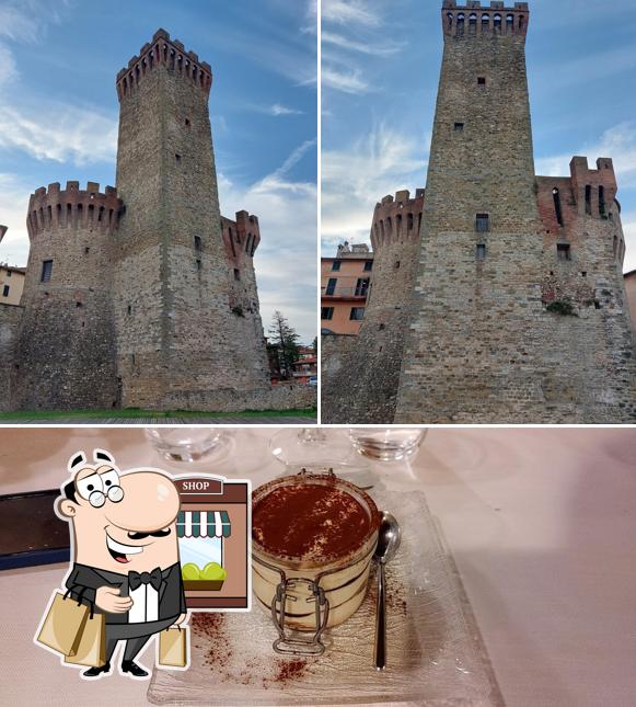 Dai un’occhiata alla foto che raffigura la esterno e cibo di Osteria del Boccajolo