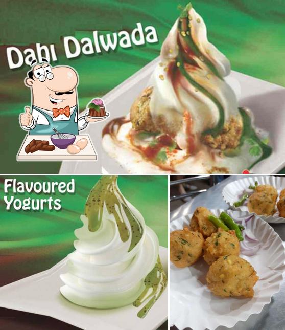 Tibo Dalwada serves a selection of desserts