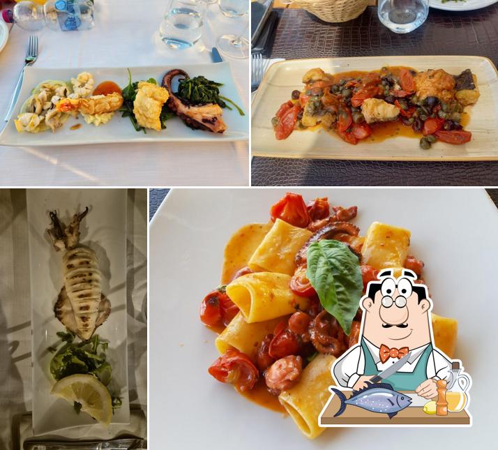 Salmone grigliato al Ristorante La Conchiglia