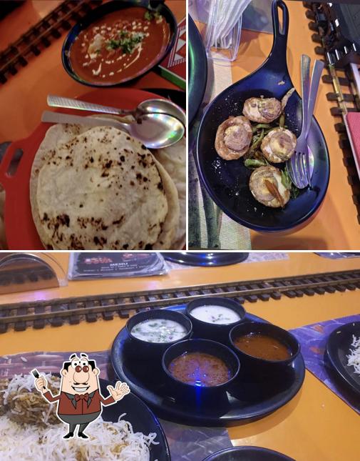 Food at Sudharsan Family Train Restaurant