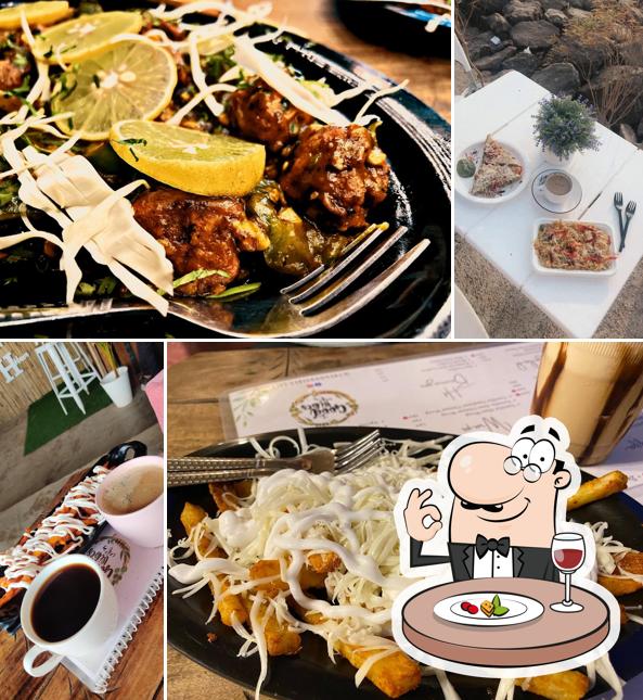 Food at The Good Vibes Cafe