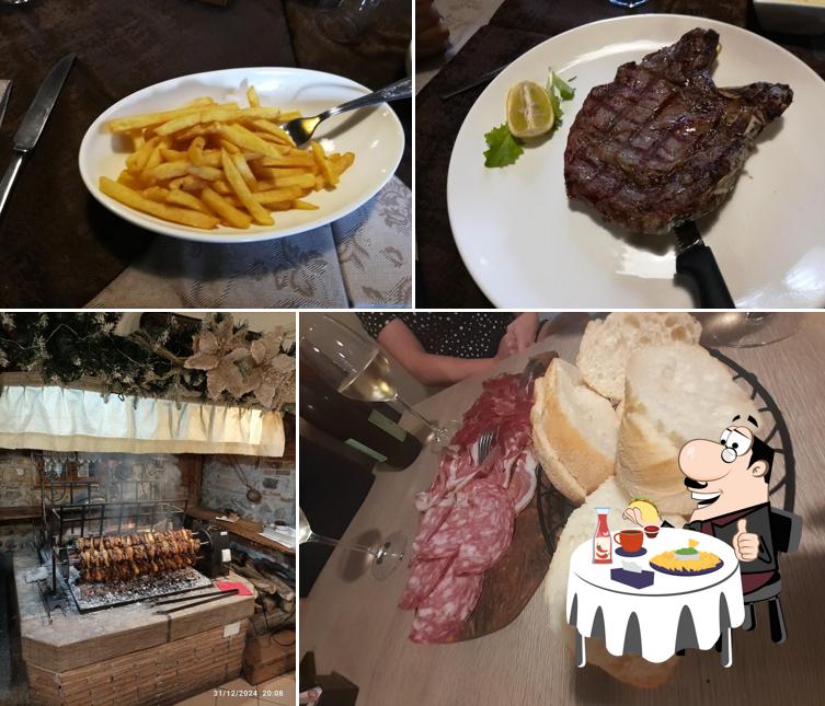 Piatto di formaggi al Trattoria Vanzella