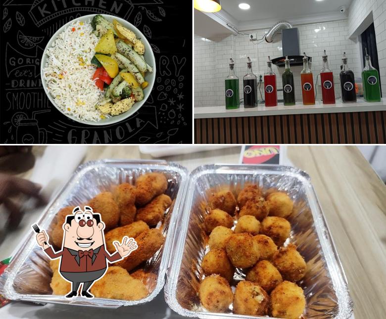 Among different things one can find food and beverage at Bubble Recap