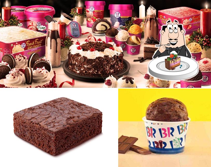Chocolate cake at Baskin Robbins