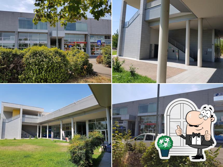 Curiosa tra l'area esterna di Café al Volo